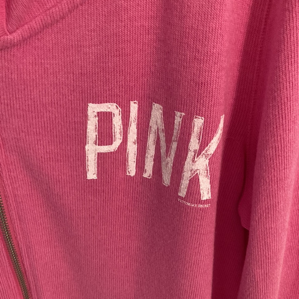 PINK Victorias Secret Zip-Up Hoodie - Picture 2 of 4